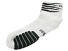 Eurosock - Grafica Zebra Quarter 6-Pack (White) - Accessories,Eurosock,Accessories:Men's Socks:Men's Socks - Athletic