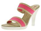 Buy KORS by Michael Kors - Valley (Khaki/Fuschia Webbing/Khaki Vacchetta) - Women's, KORS by Michael Kors online.