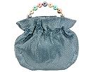 Buy discounted Whiting & Davis Handbags - Satin Mesh w/ Multi-Color Pearls Top Handle (Blue) - Accessories online.