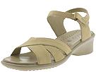 Ecco - Pure VelcroCross Closure 1/4 Strap (Sand) - Women's,Ecco,Women's:Women's Casual:Casual Sandals:Casual Sandals - Strappy