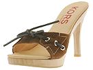 KORS by Michael Kors - Pixie (Luggage Sport Suede) - Women's,KORS by Michael Kors,Women's:Women's Dress:Dress Sandals:Dress Sandals - Slides
