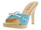 KORS by Michael Kors - Pixie (Turquoise Sport Suede) - Women's,KORS by Michael Kors,Women's:Women's Dress:Dress Sandals:Dress Sandals - Slides