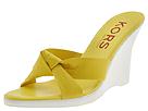 KORS by Michael Kors - Reed (Yellow Nappa) - Women's,KORS by Michael Kors,Women's:Women's Dress:Dress Sandals:Dress Sandals - Wedges