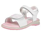 Buy discounted Rachel Kids - Catalina (Children) (White Leather/Light Pink Embroidery) - Kids online.