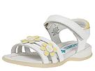 Buy discounted Rachel Kids - Daisy (Infant/Children) (White Leather/Yellow Flowers) - Kids online.