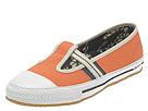 DKNY - Houston (Frantic (Orange) Canvas) - Women's,DKNY,Women's:Women's Casual:Casual Flats:Casual Flats - T-Straps