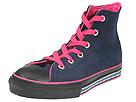 Converse Kids - Chuck Taylor Hi Suede (Children/Youth) (Navy/Sharp Pink) - Kids,Converse Kids,Kids:Girls Collection:Youth Girls Collection:Youth Girls Athletic:Athletic - Lace-up