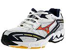 Mizuno Running - Wave Maverick 4 (White/Orange/Navy) - Men's,Mizuno Running,Men's:Men's Athletic:Running Performance:Running - General