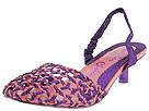 Buy discounted Irregular Choice - 2913-13 Boca (Purple And Pale Pink Woven Leather) - Women's online.