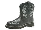 Roper - Bling Bling Chunks (Black Ostrich) - Women's,Roper,Women's:Women's Casual:Casual Boots:Casual Boots - Pull-On