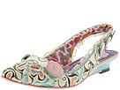 Buy discounted Irregular Choice - 2916-2A (Pale Blue/Dark Green Leather/Print Fabric) - Women's online.