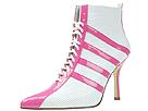 baby phat - Queen (White/Pink) - Women's,baby phat,Women's:Women's Dress:Dress Boots:Dress Boots - Lace-Up