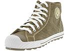 PF Flyers - Grounder Hi (Tan/Yellow Perf Suede) - Men's,PF Flyers,Men's:Men's Casual:Trendy:Trendy - Retro