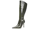 baby phat - Shiny Croc Boot (Choco) - Women's,baby phat,Women's:Women's Dress:Dress Boots:Dress Boots - Knee-High