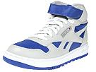 Buy discounted Reebok Classics - Classic Leather BB Mid (Sheer Grey/Royal/White) - Men's online.