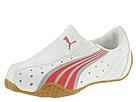 Buy discounted Puma Kids - Asana Slip On INF (Infant/Children) (White/Paradise Pink/Metallic Silver/Gum) - Kids online.