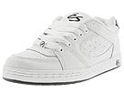 eS - Accel (White/White/Black) - Men's,eS,Men's:Men's Athletic:Skate Shoes