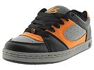 eS - Accel (Black/Grey/Orange) - Men's,eS,Men's:Men's Athletic:Skate Shoes