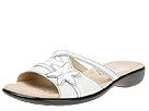Clarks - Vine (White/Black Stitching) - Women's,Clarks,Women's:Women's Casual:Casual Sandals:Casual Sandals - Slides/Mules