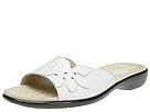 Clarks - Dill (White Leather) - Women's,Clarks,Women's:Women's Casual:Casual Sandals:Casual Sandals - Slides/Mules