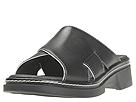 Clarks - Hickory (Black/White Piping) - Women's,Clarks,Women's:Women's Casual:Casual Sandals:Casual Sandals - Slides/Mules