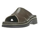Clarks - Hickory (Dark Brown/Tan Piping) - Women's,Clarks,Women's:Women's Casual:Casual Sandals:Casual Sandals - Slides/Mules