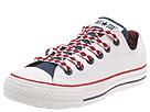 Buy discounted Converse - All Star Argyle Ox (White/Navy/Red) - Men's online.