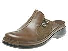 Clarks - Gust (Brown Leather W/Brown Fabric) - Women's,Clarks,Women's:Women's Casual:Clogs:Clogs - Comfort