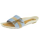 daniblack - Ipo (Blue Pleated Satin) - Women's,daniblack,Women's:Women's Casual:Casual Sandals:Casual Sandals - Slides/Mules