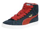 PUMA - Suede Mid (New Navy/Ribbon Red) - Men's