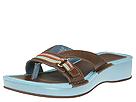 Indigo by Clarks - Julep (Earth with Sky Leather) - Women's,Indigo by Clarks,Women's:Women's Casual:Casual Sandals:Casual Sandals - Slides/Mules