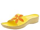 Annie - Odi (Yellow Smooth) - Women's,Annie,Women's:Women's Casual:Casual Sandals:Casual Sandals - Slides/Mules