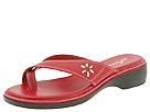 Annie - Pela (Red Smooth) - Women's,Annie,Women's:Women's Casual:Casual Sandals:Casual Sandals - Slides/Mules