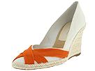 daniblack - Gem (White/Orange Linen) - Women's,daniblack,Women's:Women's Dress:Dress Shoes:Dress Shoes - High Heel