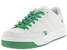 Skechers - Madcaps (White Leather/Green Trim) - Women's,Skechers,Women's:Women's Athletic:Athletic