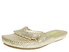 Buy discounted Materia Prima by Goffredo Fantini - 7M3148 (Gold Distressed Fringed Mule) - Women's Designer Collection online.