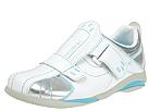 Michelle K Kids - London-Mayfair (Youth) (White/Turquoise) - Kids,Michelle K Kids,Kids:Girls Collection:Youth Girls Collection:Youth Girls Athletic:Athletic - Hook and Loop