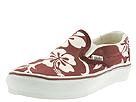 Vans Kids - Classic Slip On (Youth) (Red Mahogany/White Aloha) - Kids,Vans Kids,Kids:Boys Collection:Youth Boys Collection:Youth Boys Athletic:Athletic - Canvas