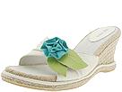 Me Too - Alexandra (Ivory/Turquoise Glove Sheen Nappa) - Women's,Me Too,Women's:Women's Casual:Casual Sandals:Casual Sandals - Wedges