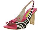 Materia Prima by Goffredo Fantini - 5M3368 (Zebra Pony Hair Calf Print/Fuschia Kid Trim) - Women's,Materia Prima by Goffredo Fantini,Women's:Women's Dress:Dress Shoes:Dress Shoes - Sling-Backs