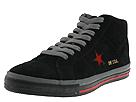 Converse - One Star Mid (Black/Red (Suede)) - Men's