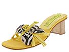 Materia Prima by Goffredo Fantini - 5M3366 (Yellow Kid Zebra) - Women's,Materia Prima by Goffredo Fantini,Women's:Women's Dress:Dress Sandals:Dress Sandals - Slides
