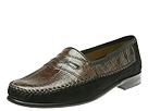 Vigotti - Addison (Brown Ostrich/Black Suede) - Men's,Vigotti,Men's:Men's Dress:Slip On:Slip On - Exotic