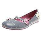 Buy Irregular Choice - 2287-25B (Pale Grey Leather/Pink And White Stars) - Women's, Irregular Choice online.