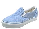 Buy discounted Vans - Classic Slip-On- Terry Cloth (Della Blue) - Women's online.