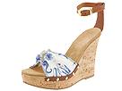 MISS SIXTY - Naif (White/Blue) - Women's,MISS SIXTY,Women's:Women's Casual:Casual Sandals:Casual Sandals - Wedges