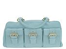 Nicole Miller Handbags - Braids Leather Satchel (Aqua) - Accessories,Nicole Miller Handbags,Accessories:Handbags:Satchel