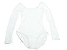 Capezio - Long Sleeve Leotard (White) - Accessories,Capezio,Accessories:Women's Apparel