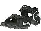 Skechers - Aspen (Black Silver) - Men's,Skechers,Men's:Men's Casual:Casual Sandals:Casual Sandals - Sport