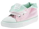 Buy discounted Converse Kids - Chuck Taylor All Star Pastel Roll Down Canvas Hi (Infant/Children) (Pink/Mint Green) - Kids online.